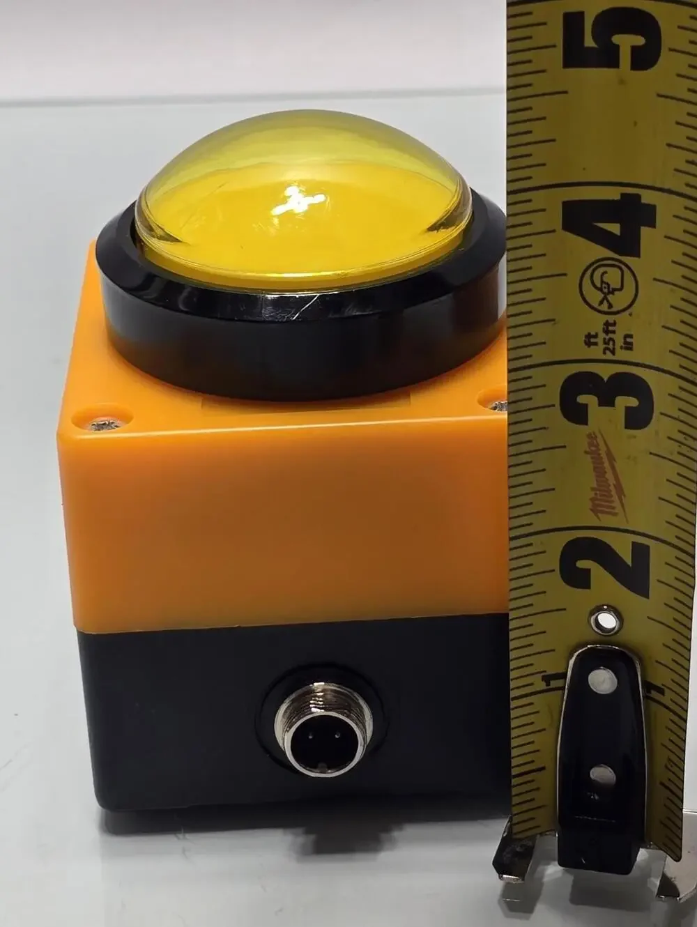 Programmable USB Macro Button Big Yellow Dome Switch Custom Shortcut Key PC Mac